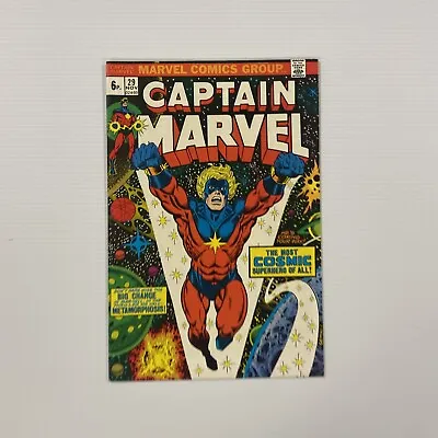 Buy Captain Marvel #29 1973 FN/VF 1st Thanos's Mum & More • 40£