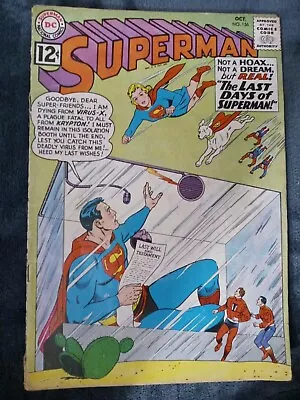 Buy SUPERMAN #156 FN- Silver Age Comic. (DC 1962)  • 16.06£