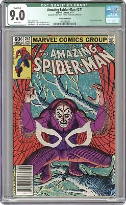 Buy Amazing Spider-Man #241 CGC 9.0 QUALIFIED Newsstand 1983 4391042004 • 1,857.93£