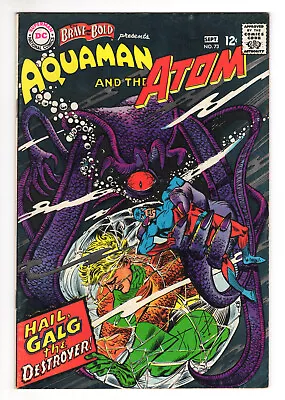 Buy Brave And The Bold #73 Fine 6.0 Aquaman Aqualad Mera The Atom 1967 • 14.38£
