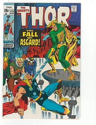 Buy Thor 175 ( 1970 ) The Fall Of Asgard. Loki App. Nm • 46.72£