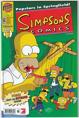 Buy SIMPSONS COMICS #61, Dino/Bongo Comics 2001 COMICHEFT TOP Z1 NEW • 5.15£