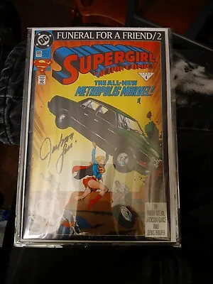 Buy Supergirl In Action Comics #685 SIGNED BY Jackson Guice DC 1993 NM- Superman • 47.44£