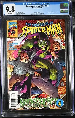 Buy SPECTACULAR SPIDER-MAN #255 [1998] CGC 9.8 WP Marvel Comics GREEN GOBLIN Cover • 81.09£