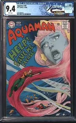 Buy D.C Comics Aquaman 40 8/68 FANTAST CGC 9.4 White Pages • 264.20£