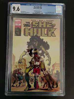 Buy The Savage She-Hulk 22 1st Jazinda CGC 9.6 High Grade Marvel Comic GR1-158 • 103.56£