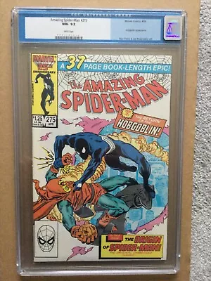 Buy Amazing Spider-man 275 (1986)CGC 9.2. Origin Retold And Return Of Hobgoblin. • 65£