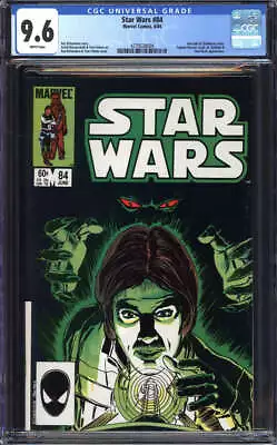 Buy Star Wars #84 Cgc 9.6 White Pages // Han Solo + Chewbacca Story 1984 • 71.13£