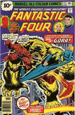 Buy Fantastic Four (1961) # 171 UK Price (5.0-VGF) 1st Gorr 1976 • 9£
