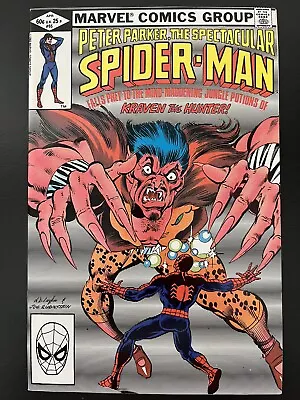 Buy Marvel Peter Parker,The Spectacular Spider-Man #65 (Apr 1982) Kraven Hunter • 6.39£