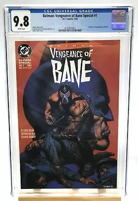 Buy Batman: Vengeance Of Bane Special #1 CGC 9.8 WP Modern Age 1992! 1st Bane DCU🔑 • 270.85£