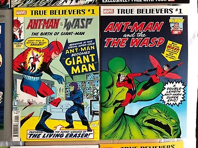 Buy True Believers Tales To Astonish 27,35,44,49 Reprint. 1st App Ant Man & Wasp • 5.99£