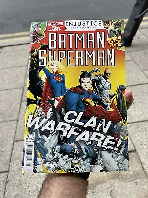 Buy DC Comics Batman Superman Issue 8 April 2015 Greg Pak Clan Warfare Face Wraith  • 3.50£