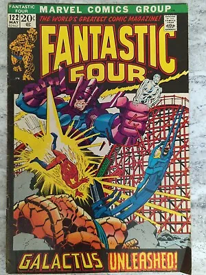 Buy FANTASTIC FOUR #122 Marvel, 1972. GALACTUS UNLEASHED!! VINTAGE! 20c COVER PRICE! • 15.81£