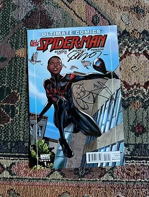 Buy Ultimate Comics All New Spiderman Miles Morales #1 Retailer Variant Signed!!! • 340£