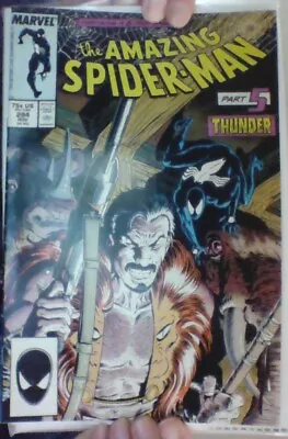 Buy The AMAZING SPIDER-MAN # 294 MARVEL COMICS NOV 1987 C.VF KRAVEN DEATH; KEY MCU • 14.40£