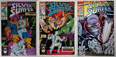 Buy Lot Of 3: Silver Surfer #56 , #58 , #59 (1991) Marvel Comics • 2.19£