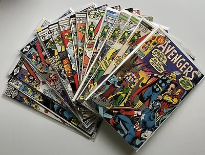 Buy Avengers Lot 92 - 320 Roy Thomas Signature, Neal Adams, Byrne, Perez 34 Issues • 90.66£