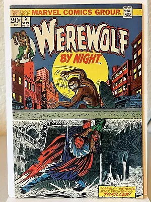 Buy Werewolf By Night #9 * 1st App Sarnak * Marvel 1973 Bronze Age Horror! @& • 8.69£