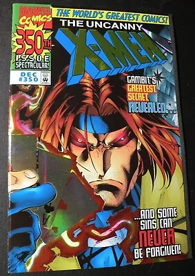Buy Uncanny X-Men #350 Foil Cover NM- Trail Of Gambit 1997 • 16.08£