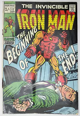 Buy Iron Man #17 Silver Age Iron Man Marvel Comics (1969) • 12.95£