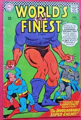 Buy World's Finest 158 DC Silver Age 1966 Superman And Batman • 12.99£