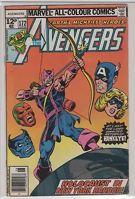 Buy Marvel Comics : The Avengers #172  Jun 10, 1978 • 12.50£