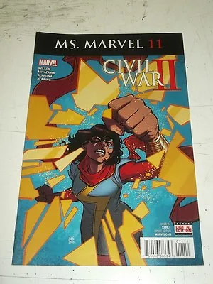Buy Ms Marvel #11 Marvel Comics Civil War Ii November 2016 Nm (9.4) • 4.49£