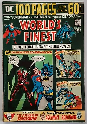 Buy Worlds Finest Comics 223 Fine+/NVF  £14 1974. Postage On 1-5 Comics 2.95  • 14£