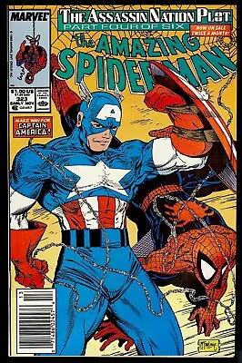 Buy Amazing Spider-Man #323...Newsstand...Todd McFarlane Captain America...NM- 9.2+ • 15.78£