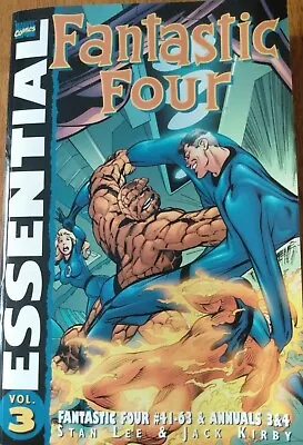 Buy Essential Fantastic Four Vol.3 #41-63 & Annuals 3 & 4 SC 2001 1st Printing TPB • 12.86£