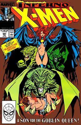 Buy Uncanny X-Men (1963) # 241 (7.5-VF-) Inferno, Origin Of Goblin Queen 1989 • 6.75£