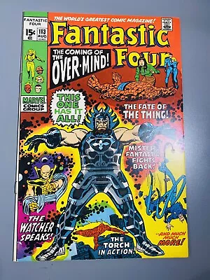 Buy Fantastic Four #113 NM 9.4 BEAUTY Marvel, 1971 1st Print • 120.63£