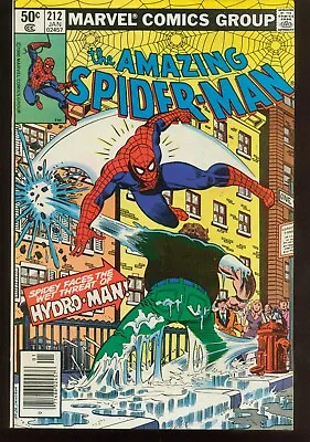 Buy Amazing Spider-man 212 Jan 1981 Newsstand Edition High Grade Marvel Comics 27894 • 39.97£