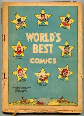 Buy World's Best #1 1942-DC-Batman-Superman-Robin-Zatara- Incomplete • 948.43£