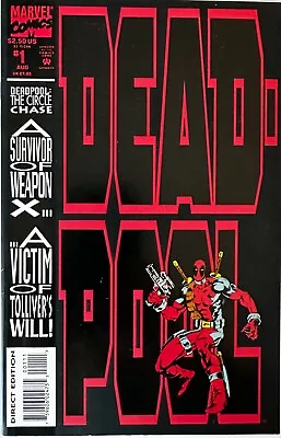 Buy DEADPOOL: THE CIRCLE CHASE #1 (1993) 1st Solo Series Marvel Comics • 15.98£