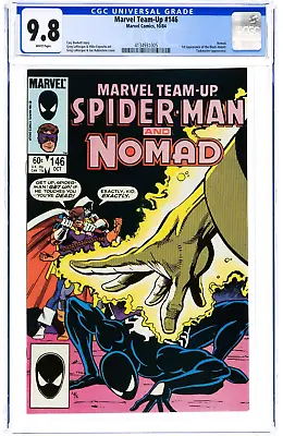Buy 🔥 Marvel Team-Up #146 CGC 9.8 White Pages Spider-Man Nomad 1984 Captain America • 124.92£