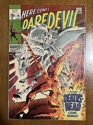 Buy Daredevil #56/Silver Age Marvel Comic Book/1st Death’s Head/FN- • 22.77£
