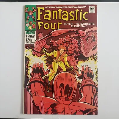 Buy Fantastic Four #81 Vol. 1 (1961) 1968 Marvel Comics • 33.98£