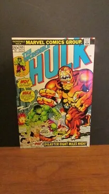 Buy Marvel Comics Incredible Hulk 169 Disaster Eight Miles High! 1973 • 5.92£