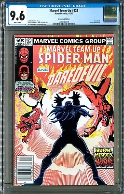 Buy Marvel Team-Up #123 (1982) CGC 9.6 White! Newsstand! Daredevil! • 119.75£