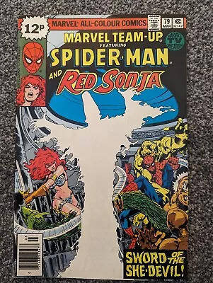 Buy Marvel Team Up 79. Marvel 1979. Spider-Man, Red Sonja. Combined Postage • 5.99£