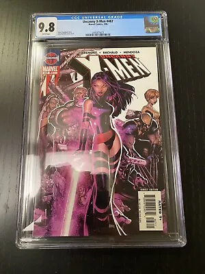 Buy Uncanny X-Men #467 CGC 9.8 2006 WHITE PAGES NM/MT • 198.59£