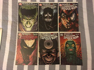 Buy Amazing Spider-Man 568-573 1st Anti-Venom Variant Face Cover Set New Ways To Die • 140£