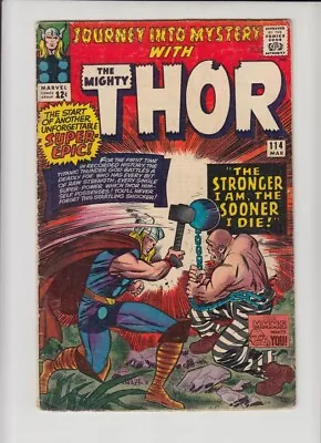 Buy JOURNEY INTO MYSTERY #114 VG- 1st ABSORBING MAN!! • 63.33£