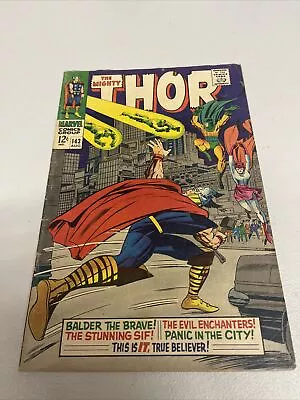 Buy The Mighty Thor 143 Marvel 1967 • 24.01£