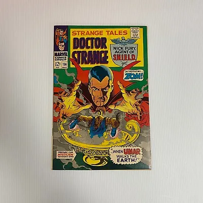 Buy Strange Tales Doctor Strange, Nick Fury #156 1967 VF/NM Cent Copy 1st Appearance • 75£