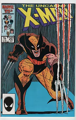Buy Uncanny X-Men #207 Iconic Wolverine Cover John Romita Jr Claremont Marvel 1986 • 19.98£