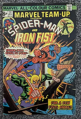 Buy Marvel Team-Up 31. 1975. Spider-man, Iron Fist And Drom The Backwards Man • 2.49£