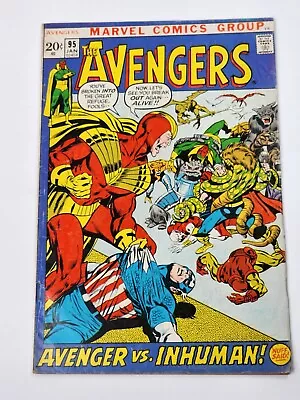 Buy Avengers 95 Kree-Skrull War Part 7 Neal Adams Art Bronze Age 1972 • 23.71£